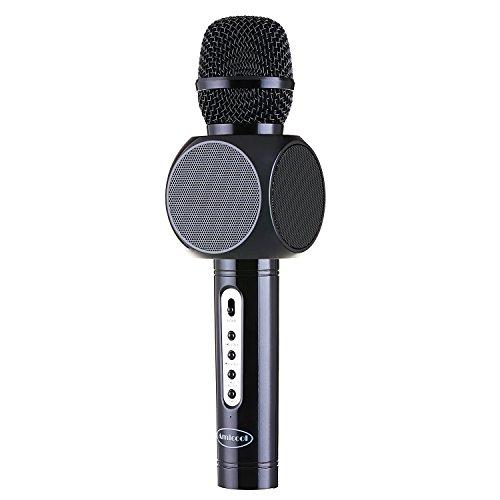 Amicool HD Wireless Microphone Karaoke, Portable Karaoke Player Speaker for Apple iPhone Android Smartphone Or PC, Home Karaoke, Outdoor Party Music Playing Singing Anytime