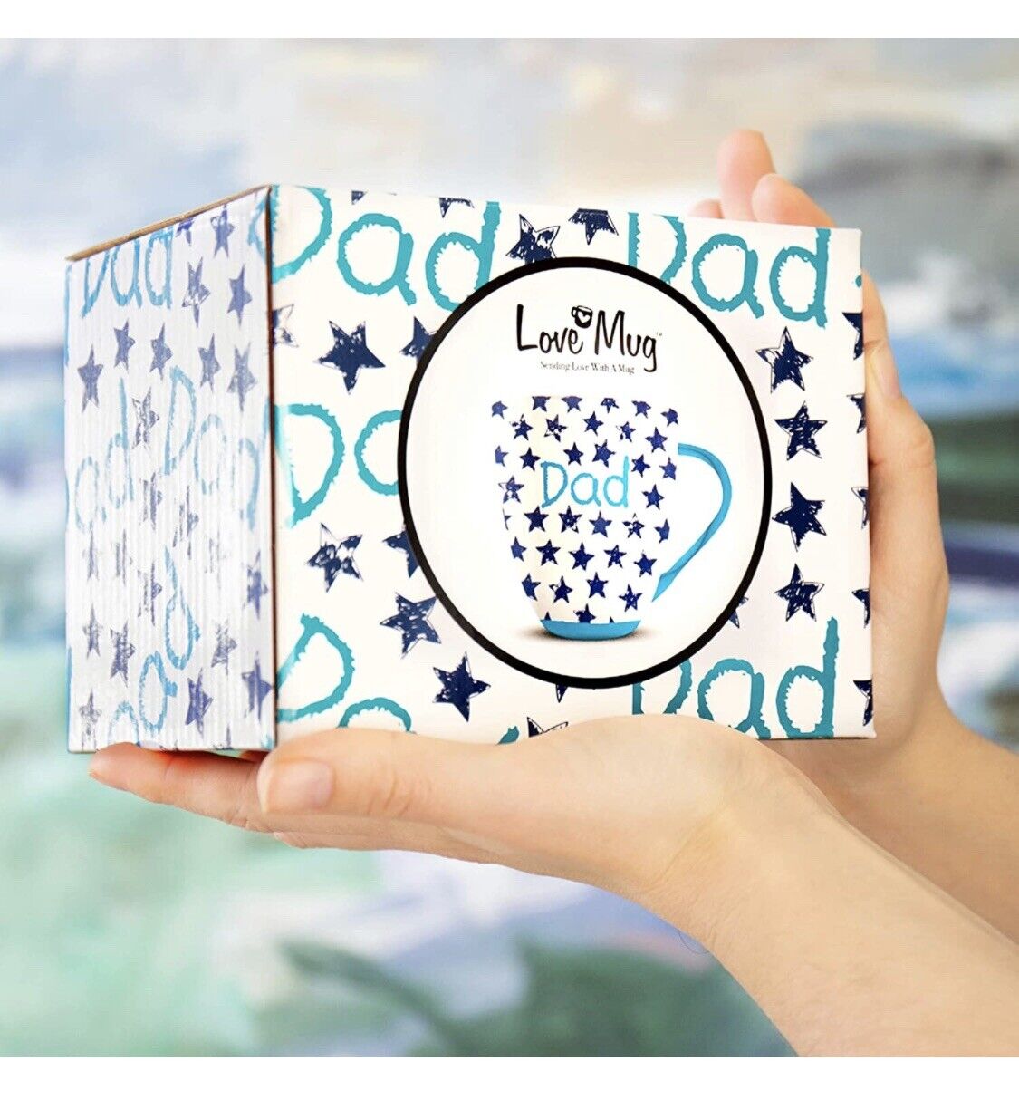 I Love You Dad Ceramic Mug, Perfect Gift for Dad, Christmas Gift, Valentines Day Gift