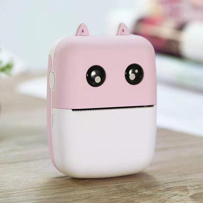 Mini Pocket Rechargeable Printer, Bluetooth Connectivity, 200 DPI Thermal Printing, Multi-Purpose, Use anywhere