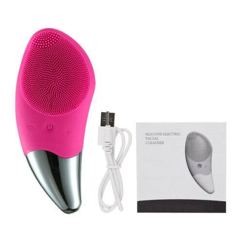 Electric Facial Cleansing Silicone Brush, Face Massager, Skin Care Deep Cleaner, Face Lifting, Face Slimming