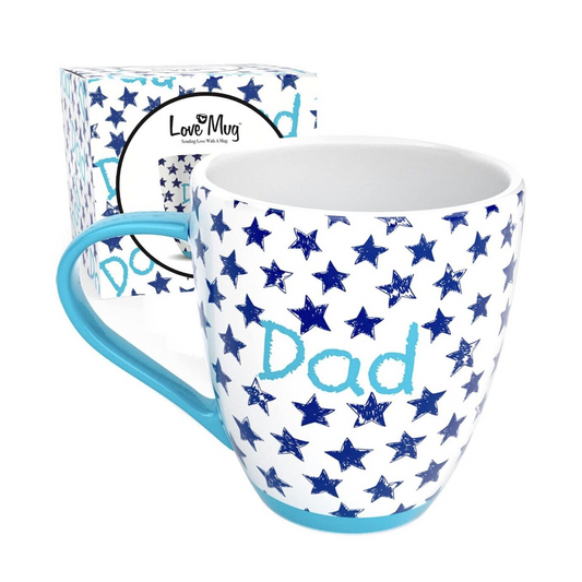 I Love You Dad Ceramic Mug, Perfect Gift for Dad, Christmas Gift, Valentines Day Gift