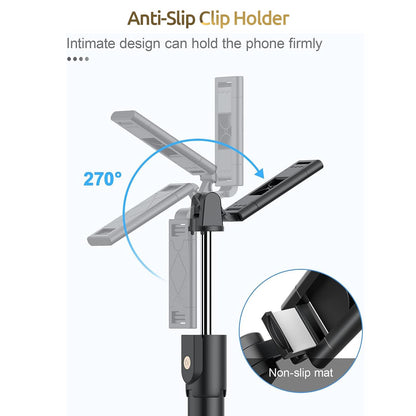 3-in-1 Pro Selfie Stick & Tripod Combo with Remote Control