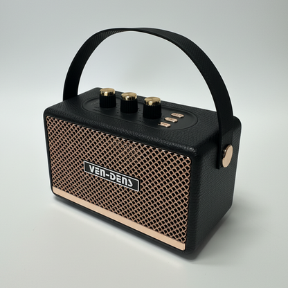 Ven-Dens Compact Dual Wireless Speaker – Clear Bass & Water Resistant