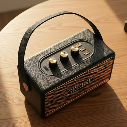 Ven-Dens Compact Dual Wireless Speaker – Clear Bass & Water Resistant