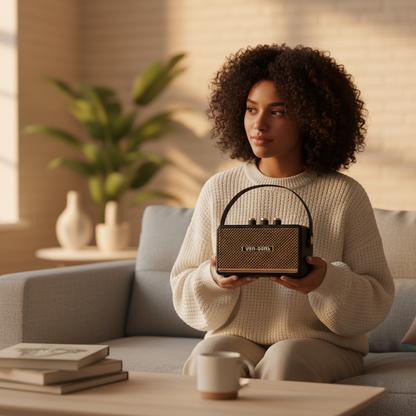 Ven-Dens Compact Dual Wireless Speaker – Clear Bass & Water Resistant