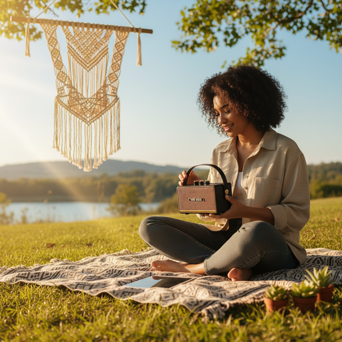 Ven-Dens Compact Dual Wireless Speaker – Clear Bass & Water Resistant