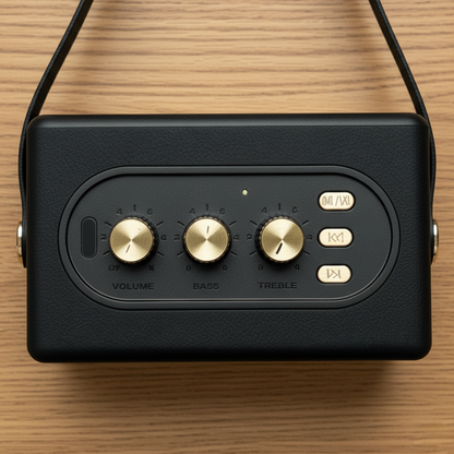 Ven-Dens Wireless Speaker – Small, TWS Pairing, Water Resistant, Bluetooth