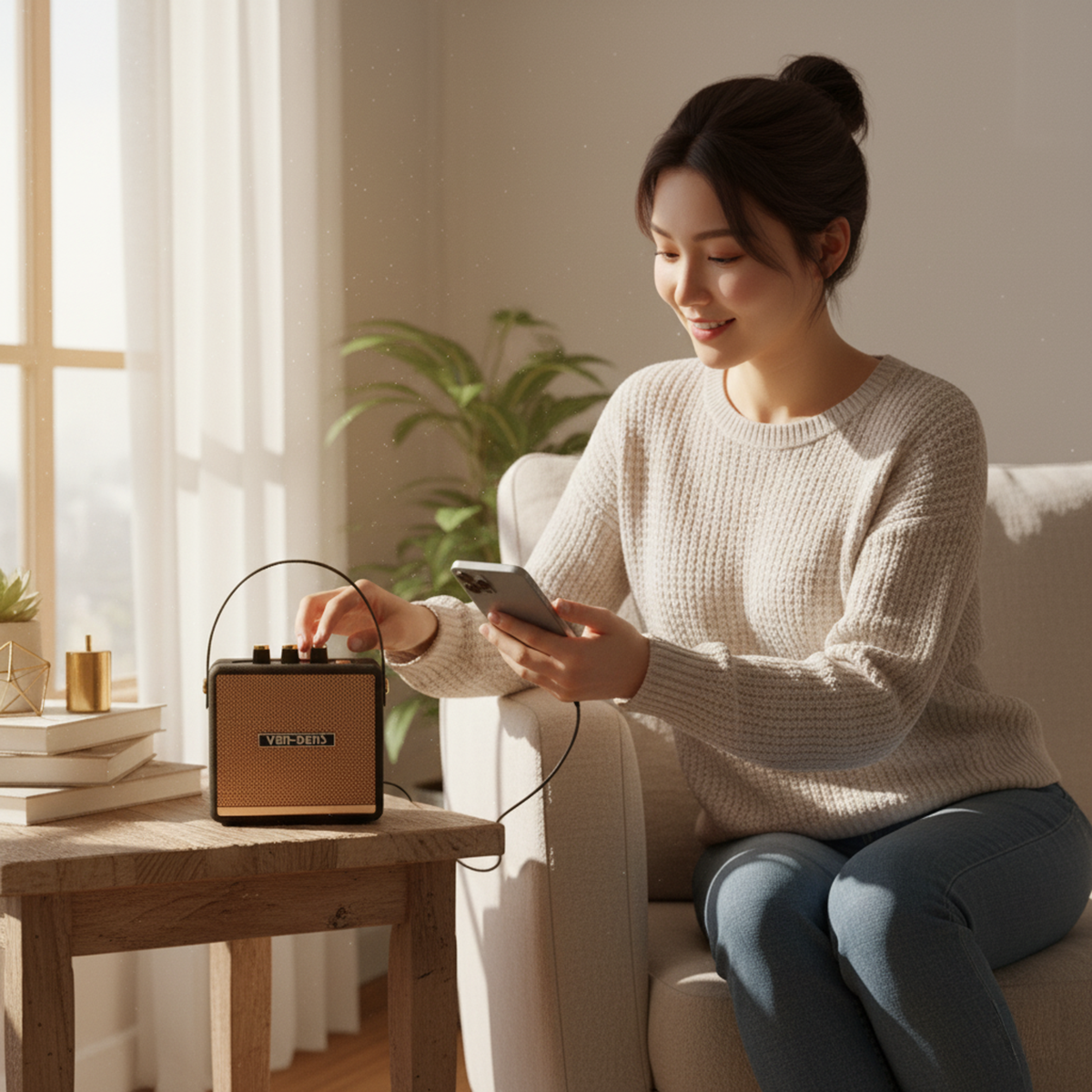 Ven-Dens Wireless Speaker – Small, TWS Pairing, Water Resistant, Bluetooth