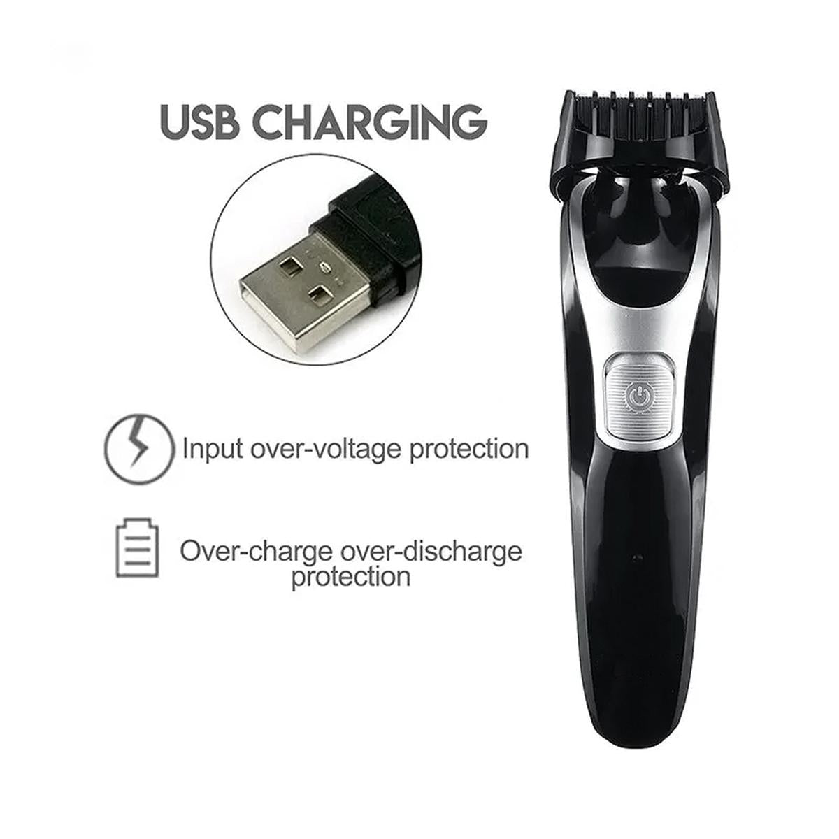 5-in-1 Hair Grooming Kit, Rechargeable Hair Trimmer, Nose Trimmer, Shaver, Beard Styling, Body Grooming, Perfect for Gifting