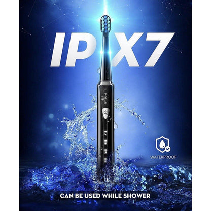 Sonic Electric Toothbrush with 5 Modes and 8 Brush heads, Rechargeable, Timer, IPX7 Waterproof
