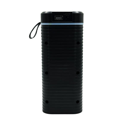 Portable Bluetooth Speaker with Phone Stand, RGB Lighting, Rechargeable, FM Radio, Memory Card