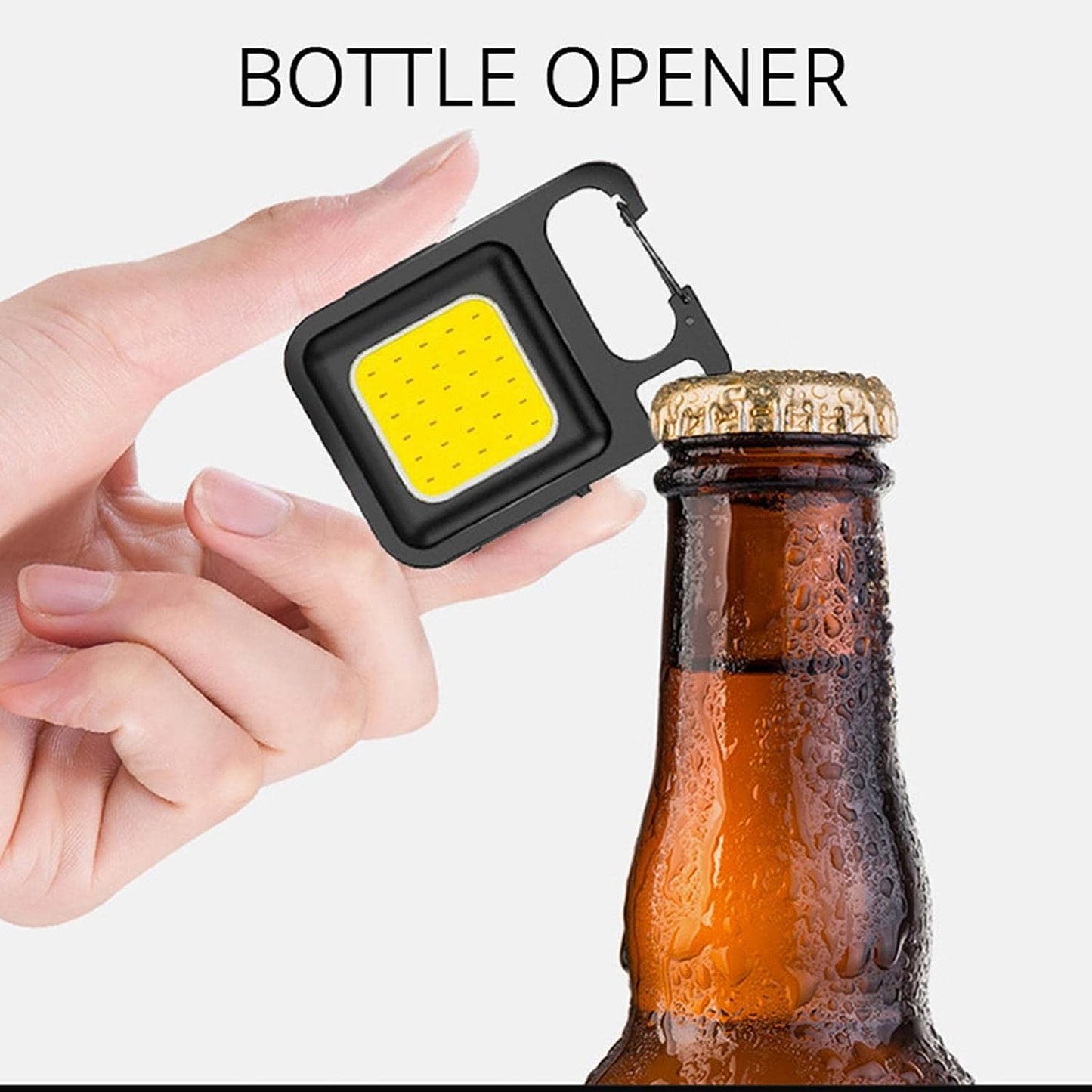 COB Mini Magnetic Headlight for Bikes with Multifunction, 4 Modes, Versatile Features, Strong Aluminium Body