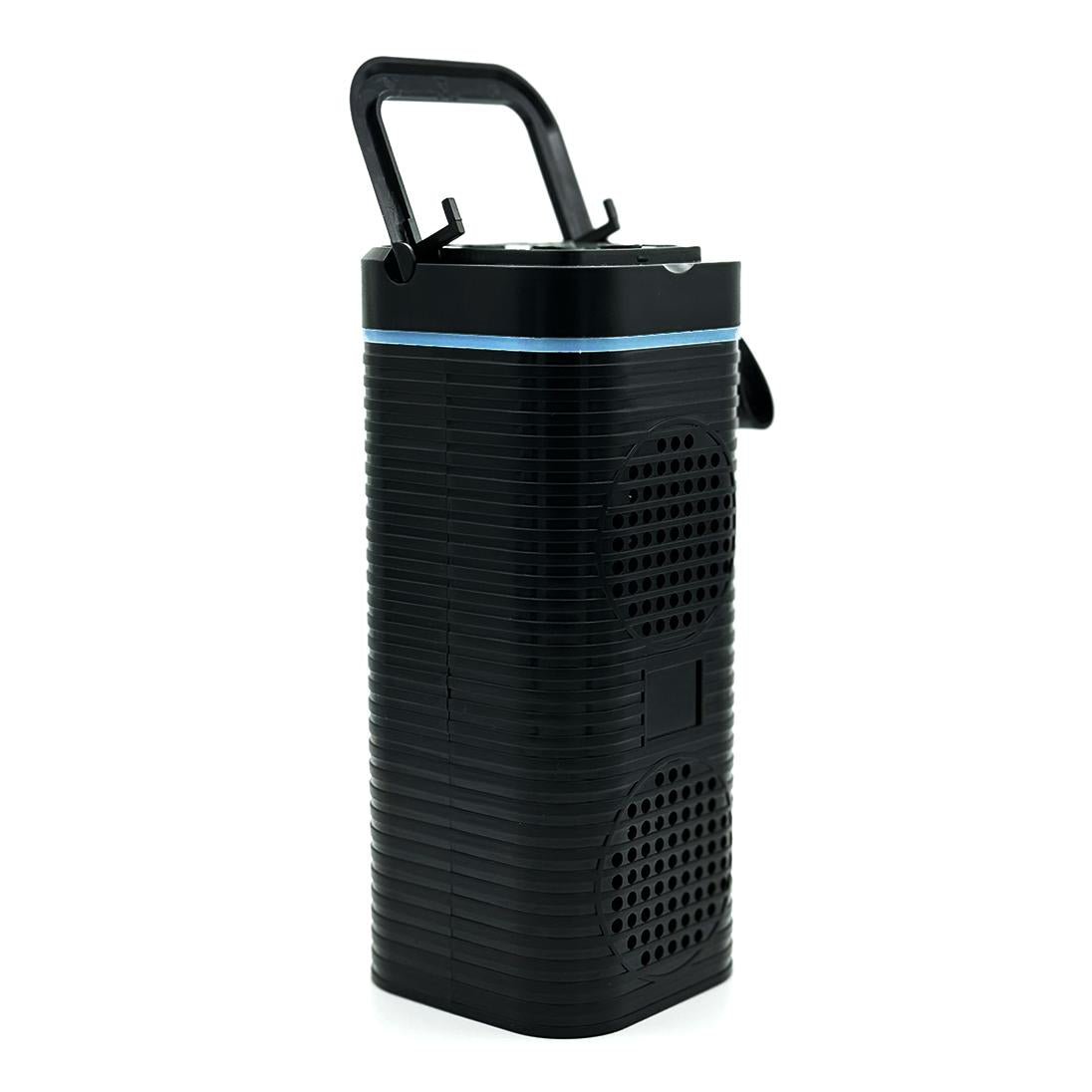 Portable Bluetooth Speaker with Phone Stand, RGB Lighting, Rechargeable, FM Radio, Memory Card