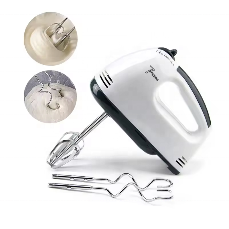Infapower Electric Hand Mixer – 7 Speeds, 4 Attachments for Whisking & Baking