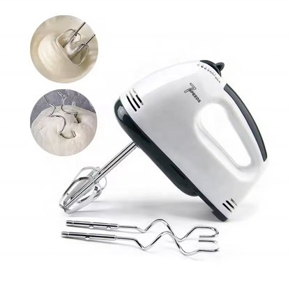 Infapower Electric Hand Mixer – 7 Speeds, 4 Attachments for Whisking & Baking