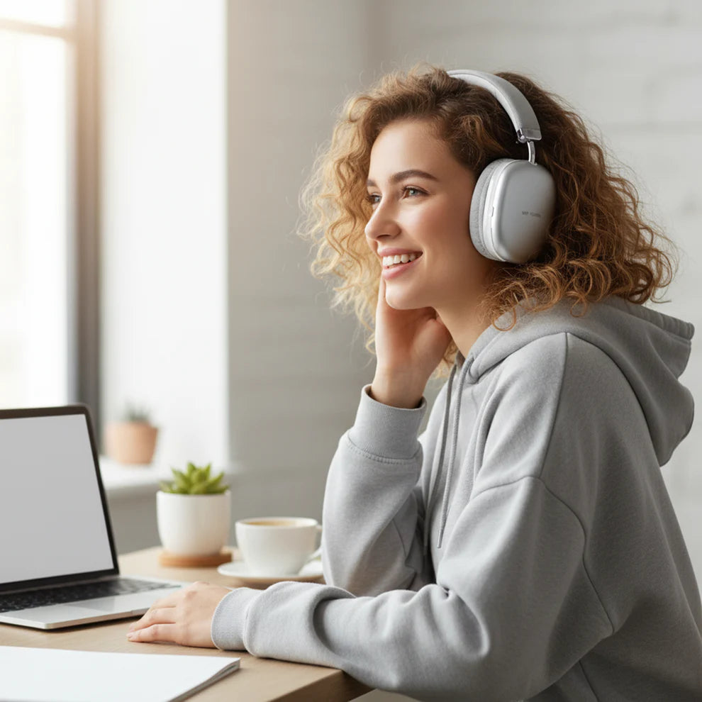 Ven-Dens ANC Bluetooth Headphones – Wireless, Deep Bass, 10m Range