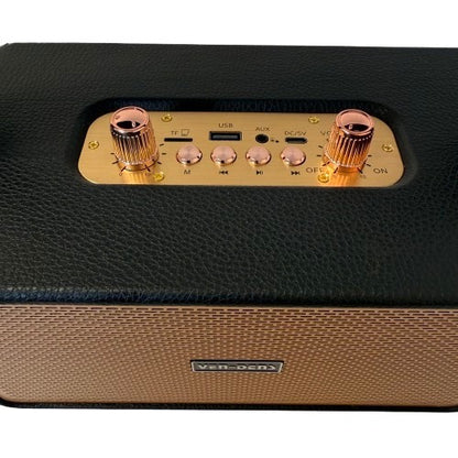 Ven-Dens Portable Wireless Speaker – Kilburn Design, Water Resistant, Bluetooth